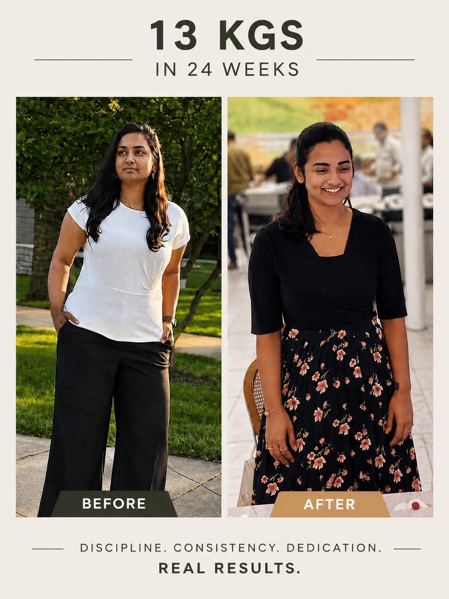 Boring Basics Client — Lost 13 kg in 24 weeks