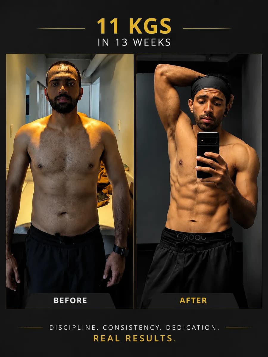 Ram Arra — Lost 11 kg in 13 weeks